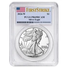 2024-W $1 1-oz Proof American Silver Eagle PCGS PR69DCAM FS Flag Label