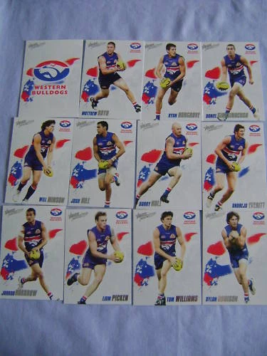 2010 PRESTIGE AFL WESTERN BULLDOGS BASIC TEAM SET