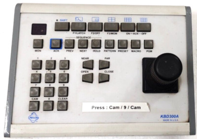 Pelco KBD 300A Universal Joystick Kamera Keyboard Steuerung Audio/Video 91Kk #7