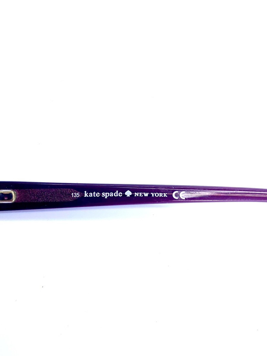 Kate Spade NY Deep Purple Oval Cat Eye Frame Eyeglasses Blakely