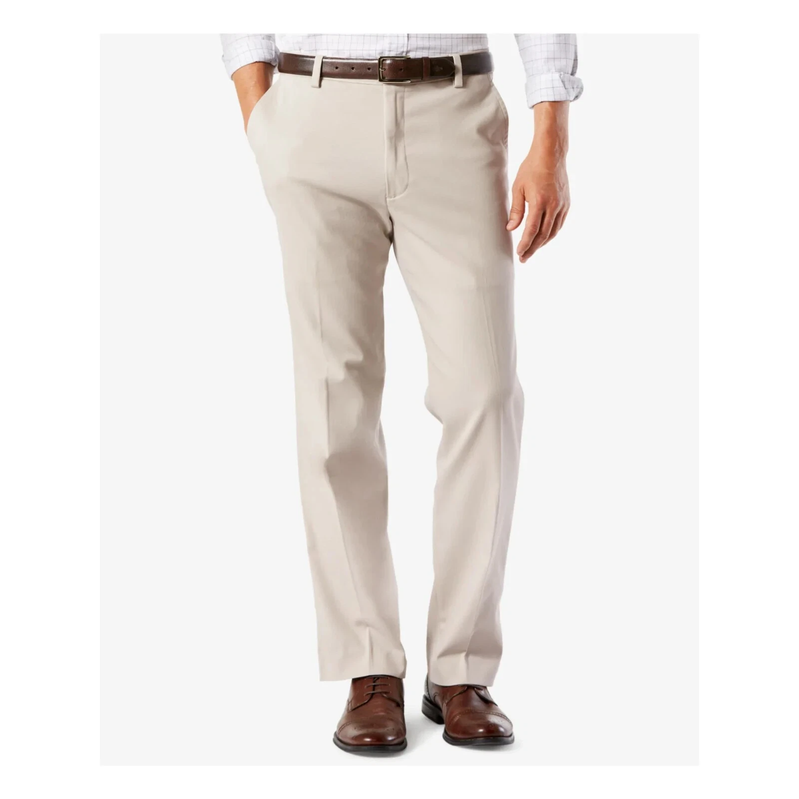 Dockers Easy Khaki Pants Mens 36x31 Beige Performance Stretch Classic Fit NEW