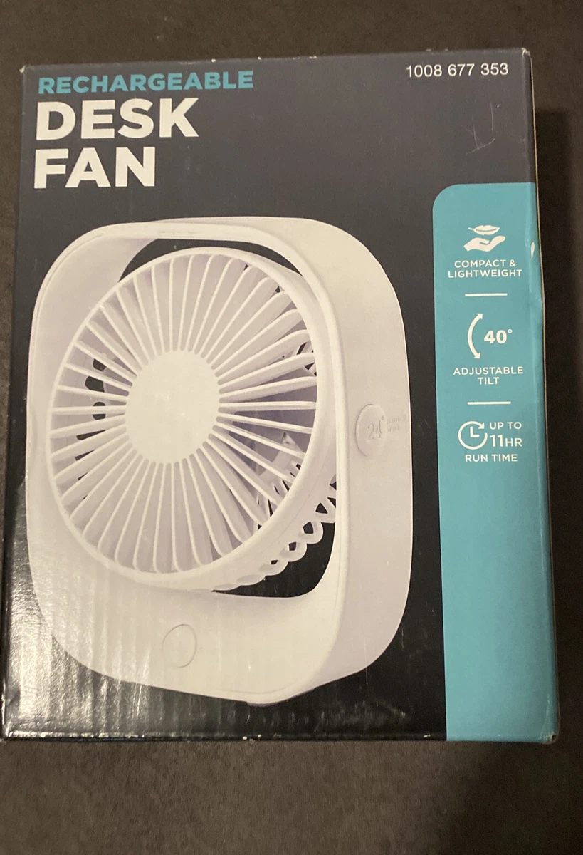 Rechargeable Desk Fan | eBay 