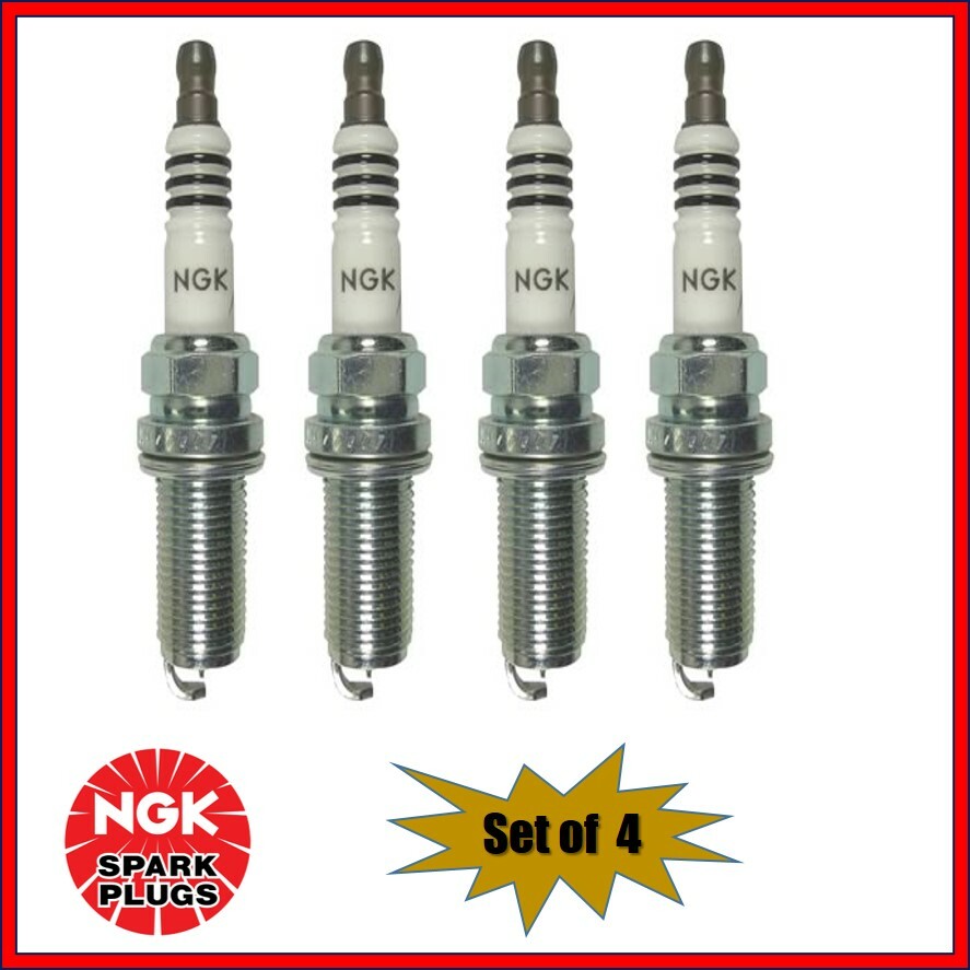 NGK Iridium IX LFR7AIX Spark Plug 14mm Thread 5/8 Hex 26.5 mm Reach 4pc 2309