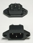 Power Socket Connector AC 250V 10A - Kettle Plug Jack 3 Pin IEC320 - Free UK P&P