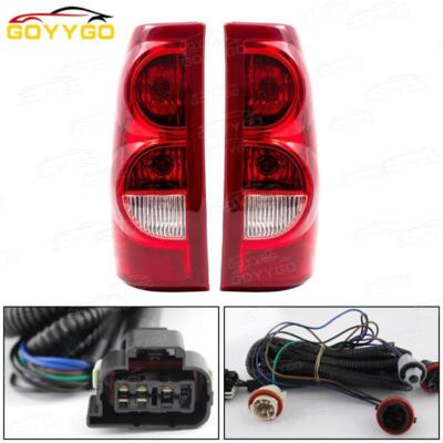 Fit For Silverado 2003-2006 Red LED Brake Lamp Rear Tail Light Assembly Clear