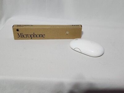 Apple A1197 Wireless Bluetooth Mouse White Laser Optical + Microphone PARTS ONLY