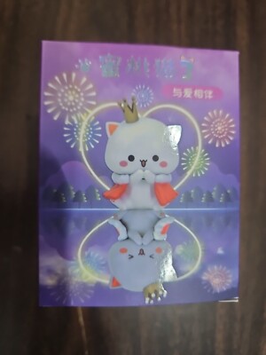 Mitao Cat Season 3 Series Blindbox Confirm Figure Deco Art Toy king Queen 5d1