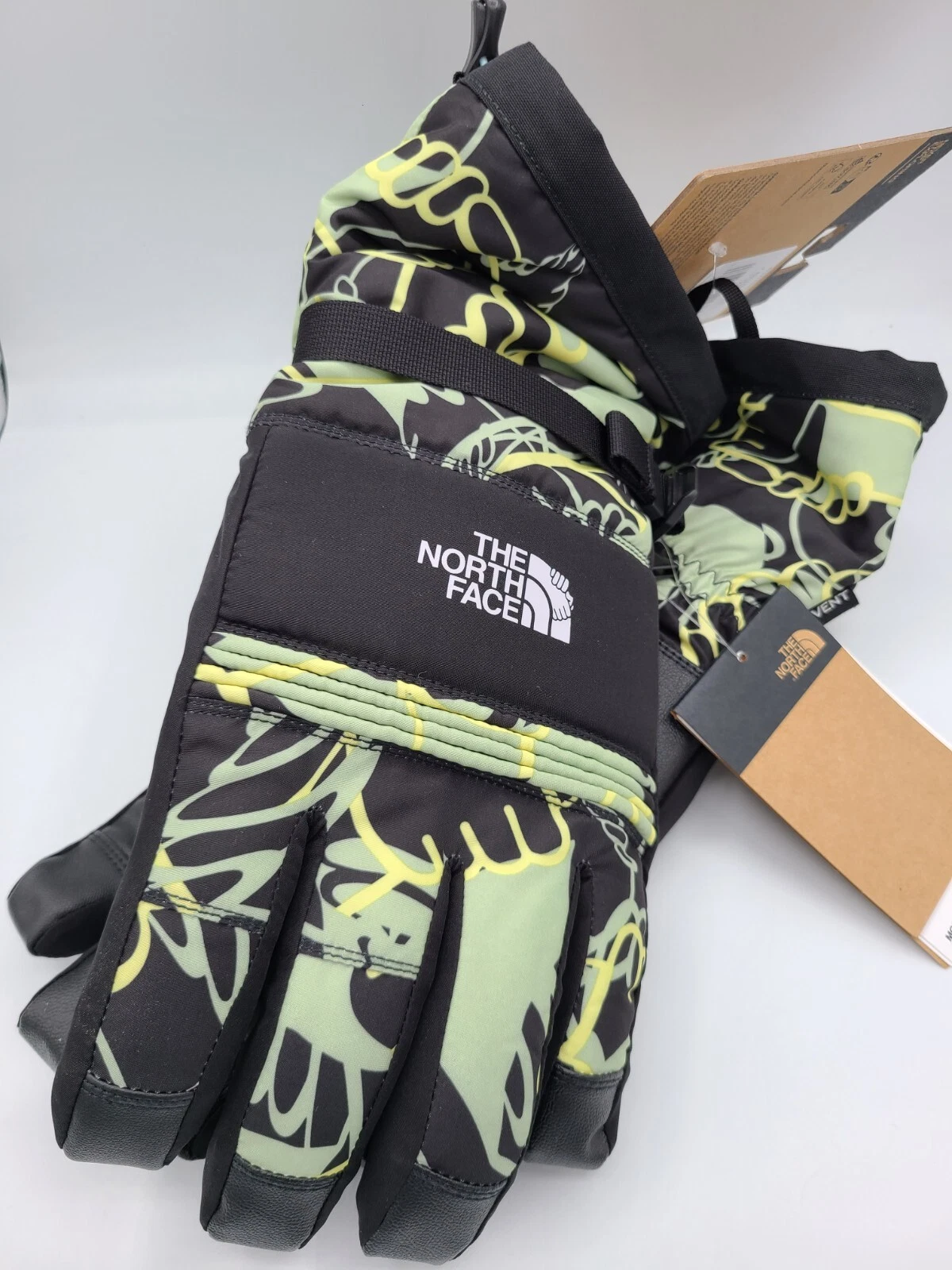 The North Face Montana Insulated Waterproof Ski Winter Gloves Black Hands Men's