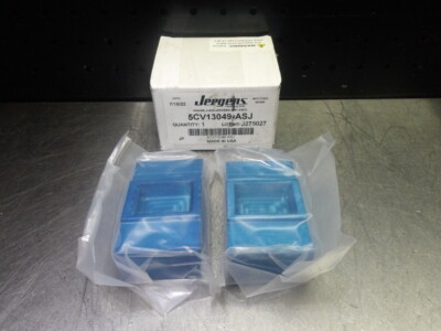 Jergens 75mmx45mm Aluminum Self-Centering 2 piece Jaw Set 5CV13049-ASJ (LOC2563B
