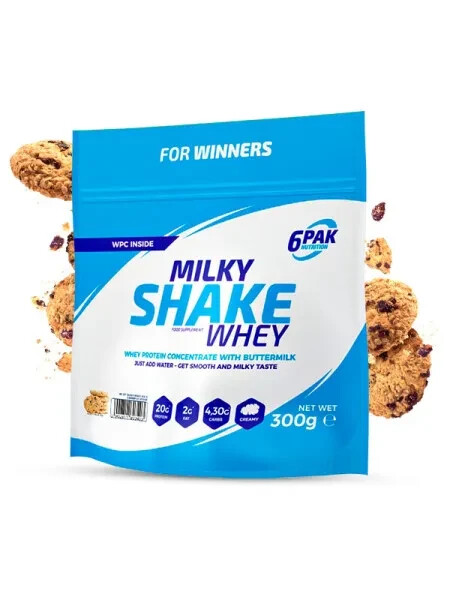 6Pak Milky Shake Whey Protein 300g (46,63€/Kg)