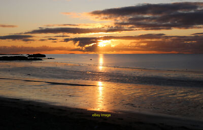 Photo 6x4 Sunset, Ainslie Shore Girvan  c2019