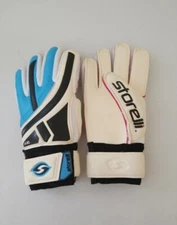 Storelli XRB-1 Negative Match Day Gloves Size 5 White / Black / Blue  