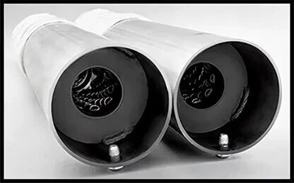 Eagle 4 pulgadas Escape Deslizable Cromo Punta Chr Street Glide 17-22 Foto 3 de 4