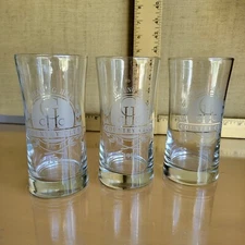3 Chemung Hills Country Club 1994 6" Pint Pub Beer Glass Tumbler Tea Water