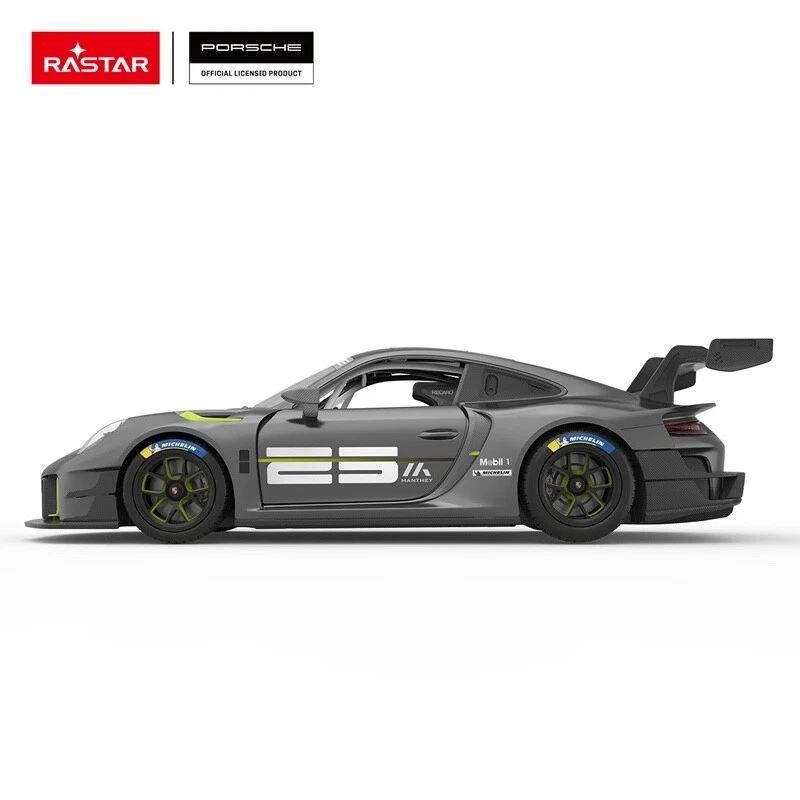 Rastar  911 GT2 RS Scale Kids Toy Car with Remote 99500 RC 1:14 Porsche - Grey - Image 4 of 4