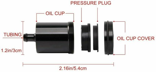 Motorcycle Universal Brake Clutch Tank Fluid Reservoir Oil Cup For Yamaha Honde - Picture 4 of 15