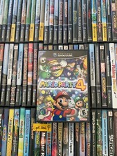 Mario Party 4 Original Case Artwork Insert ONLY Gamecube OEM NO GAME MANUAL