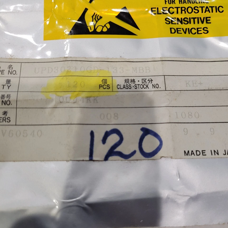 UPD30210GD-133-MBB 64-BIT 133 MHz RISC PROCESSOR PQFP120 NEC NEW $9 - Image 2 of 4