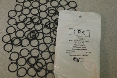 NEW McMaster Rotor Clip Retaining Rings SH-75ST 3/4   *FREE SHIPPING*