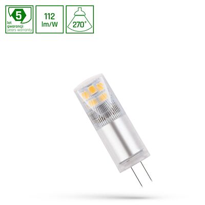 LED G4 2,5W 12V AC Neutralweiß G4 G9 280 Lumen 270°