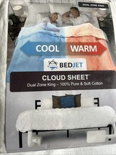 BedJet Cloud Sheet Dual Zone King Size Cooling Warming -