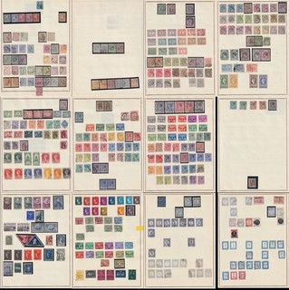 Francobolli Olanda 1852 1936 collezione più usati su pagine