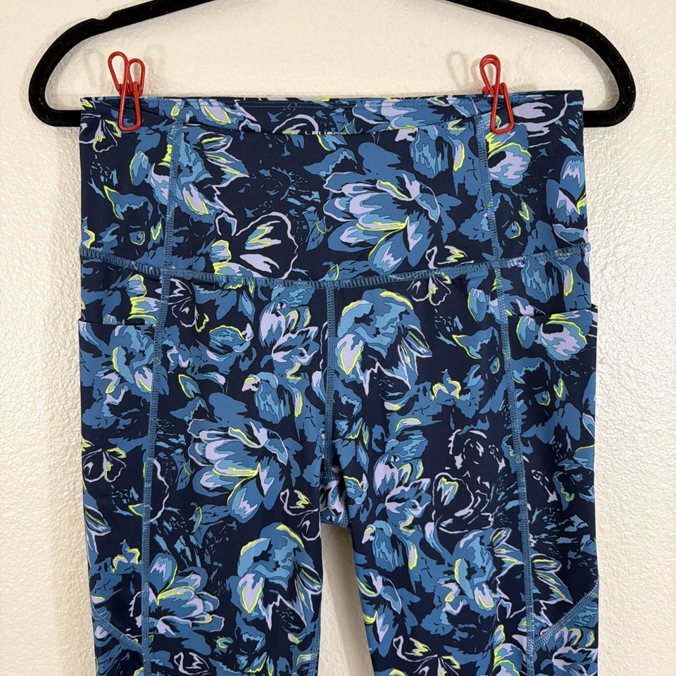 Leggings Layer8 Qwick Dry Active Wear Talla M Bolsillos Verde Salvia Hasta el Tobillo Foto 2 de 4