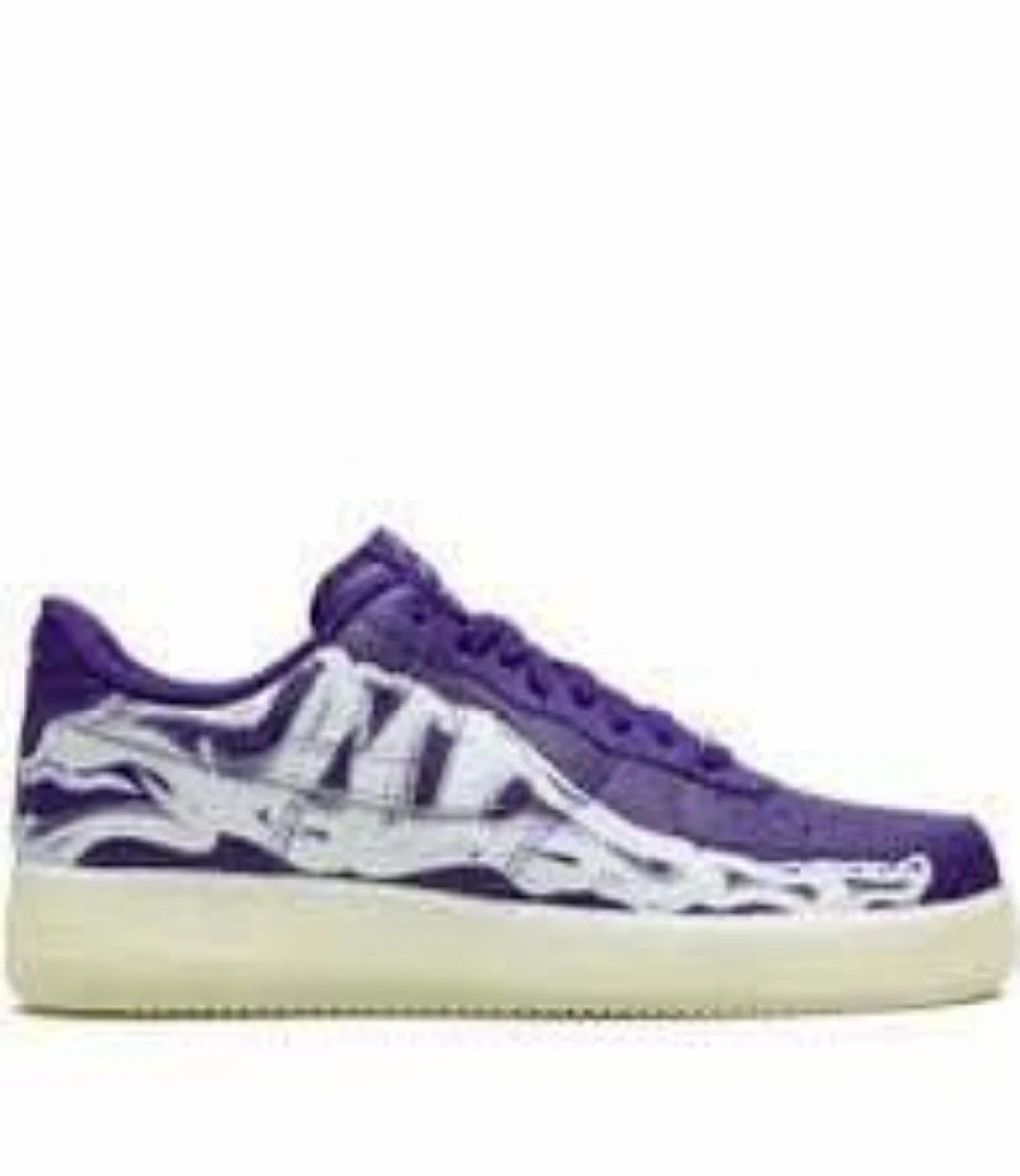Nike Air Force 1 Low Purple Skeleton for Sale | Authenticity
