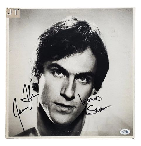 James Taylor & Leland Sklar Signed Autographed Record Album LP ACOA