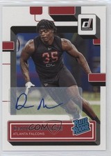 2022 Panini Donruss Rated Rookie Auto DeAngelo Malone #386 Auto p8v
