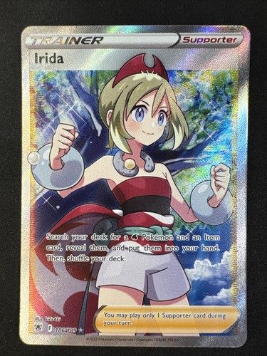 Irida (Full Art) 186/189 Swsh10: Astral Radiance Holo Trainer Pokemon