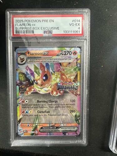 Flareon ex graded PSA 4 for sale on eBay