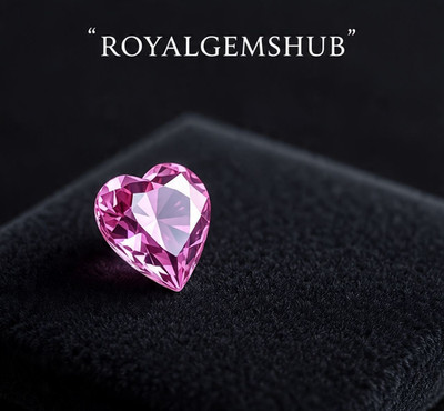 1 Ct AAA+ Natural Certified Heart Cut Pink Color Diamond D Grade VVS1