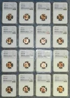 ONE 1954 S Lincoln Cent MS66 RD NGC BU Unc Red Wheat Penny