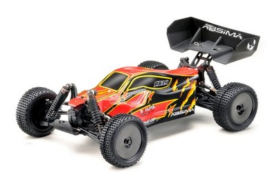 Buggy RC Car Brushed 4WD montiert mit Motor + Regler 1:10 AMT3.4BL ABSIMA 12222