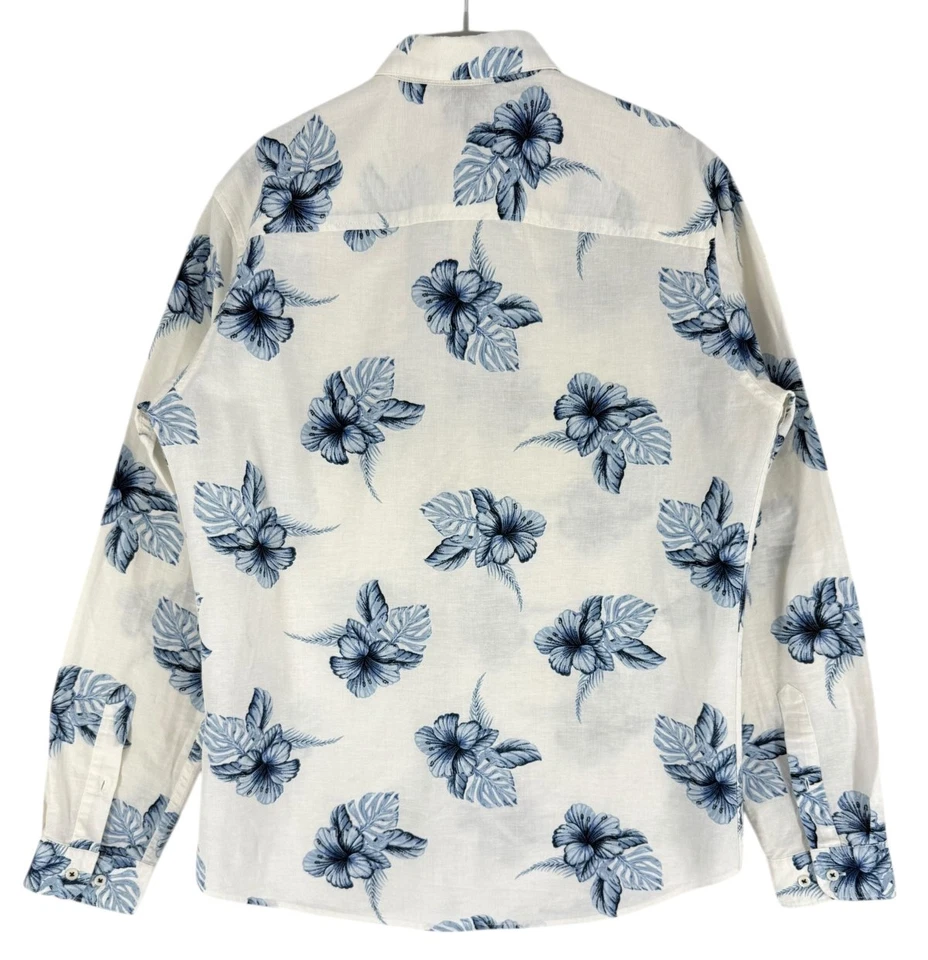 Jack & Jones Camisa Casual De Hombre Jprsummer Con Estampado De Flores Tamaño S - Imagen 2 de 4