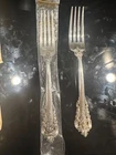 Wallace Grande Grand Baroque Sterling Silver True Dinner Fork 8"