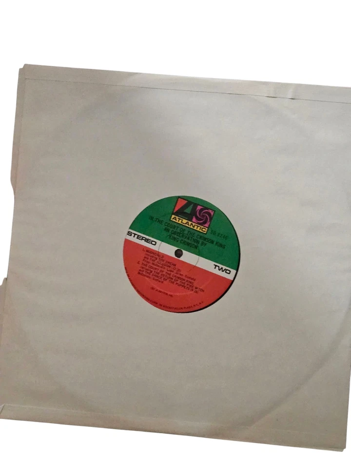 "In The Court Of The Crimson King" de King Crimson 1969 estéreo SD8245 vinilo Lp Foto 4 de 4