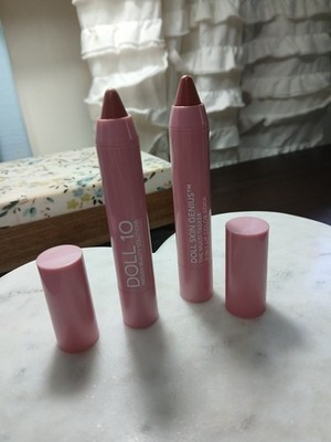 Lot of 2 Doll 10 Skin Genius You're Magic 3 in 1 Lip Color Stick Full Sz