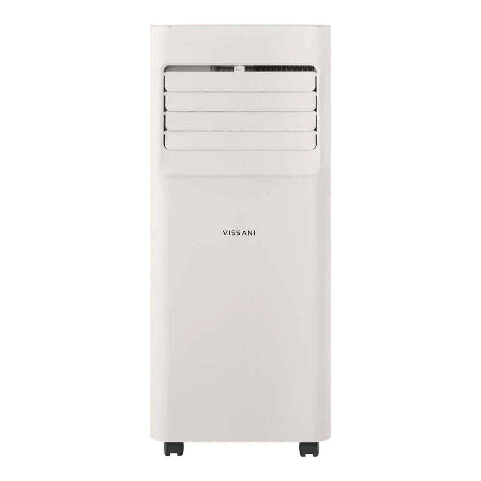Vissani 8000 BTU / 5000 BTU 150SQFT Portable Air Conditioner White Refurbished