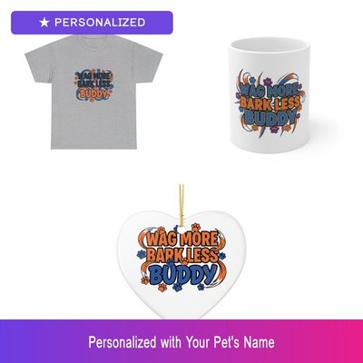 Custom Dog Gift Set Shirt Mug Ornament Personalized Pet Name Bundle Lover