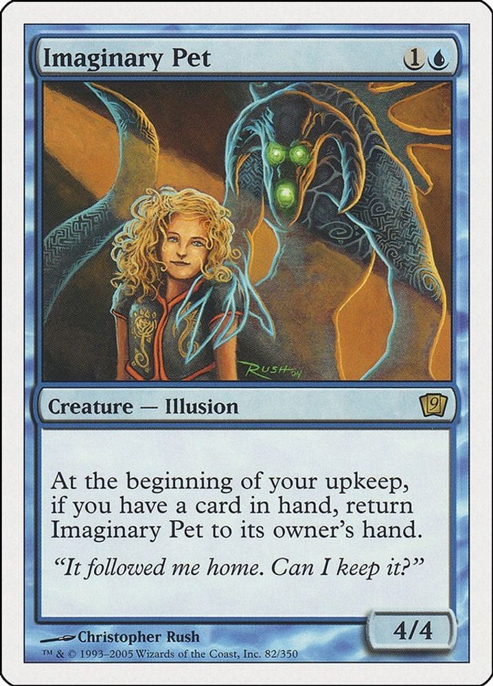 2005 Magic: The Gathering: 9th Edition Imaginary Pet (#82, Rare, Lightly Played)