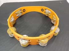 MEINL Vintage Wood Tambourine Dimpled Jingles Two Rows