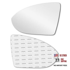 New Replacement Mirror Glass with Full Size Adhesive for Volkswagen 2015