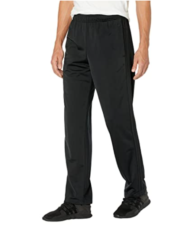 adidas Men's Essentials Warm-up Open Hem 3-stripes Tracksuit Bottoms - Small