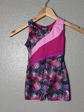 Moret Kids Leotard Biketard Pink Black Extra Small 4 5