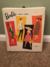 Vintage 1961 Mattel Barbie Doll Ponytail White Carrying Case
