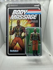 GI Joe Roadblock Body Massage Unpunched Wave 3 Reaction Figure Super7