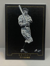 TY COBB 2024 PANINI THREE AND TWO BLANK SLATE CASE HIT #15 TIGERS SP SSP HOF