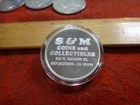 S & M Coins and Collectibles Ridgecrest, CA One 1 Oz .999 Silver Bullion Round B
